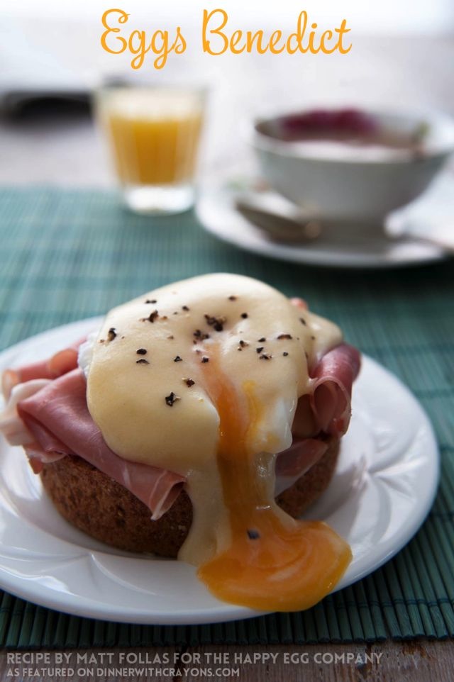 Eggs Benedict Matt Follas Happy Egg Company #breakfast #eggs #eggrecipes